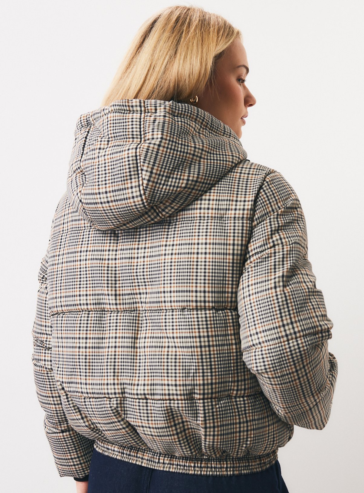 Check Padded Jacket XS - Image 4 thumbnail